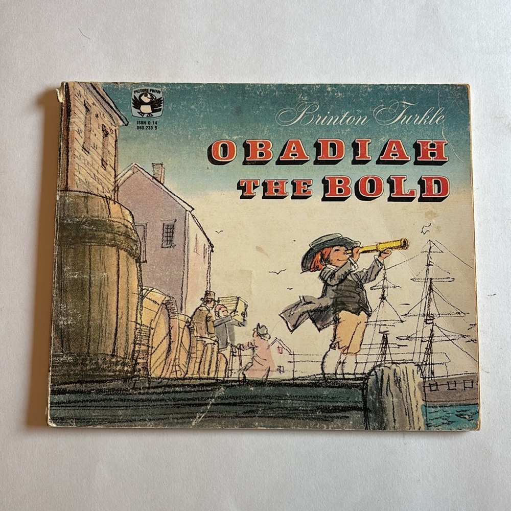 Vintage Obadiah the Bold Paperback Book by Brinton Turkle
